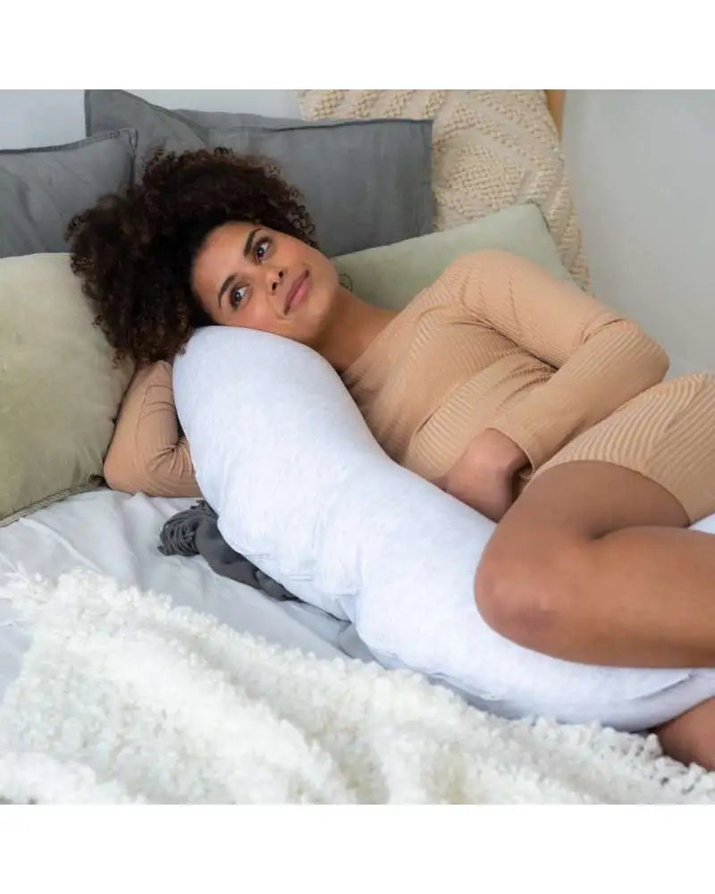 Buddy Pregnancy & Nursing Pillow - Chine White