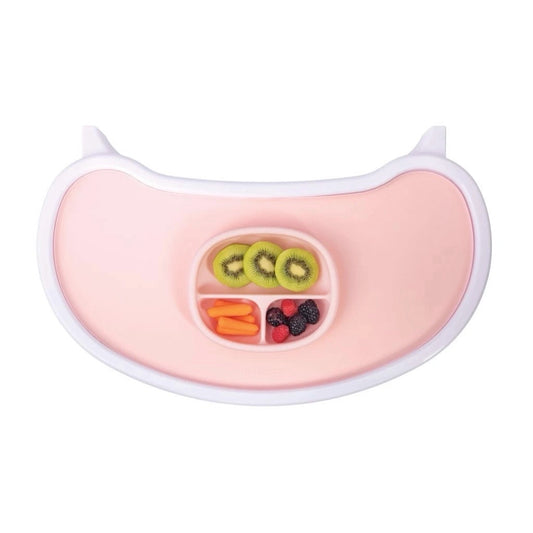 fresco silicone mat and 2 bowls - rosewater
