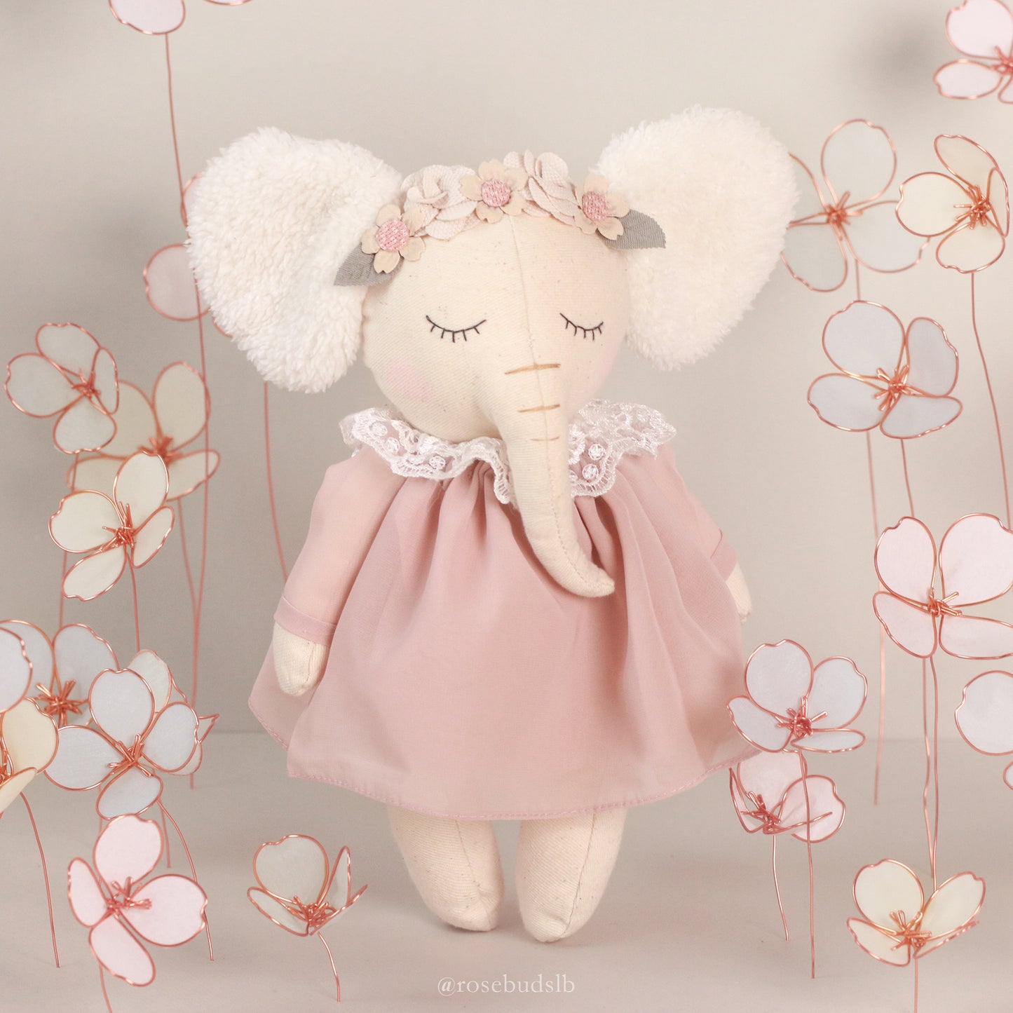 Little Miss. Elephant - Pink