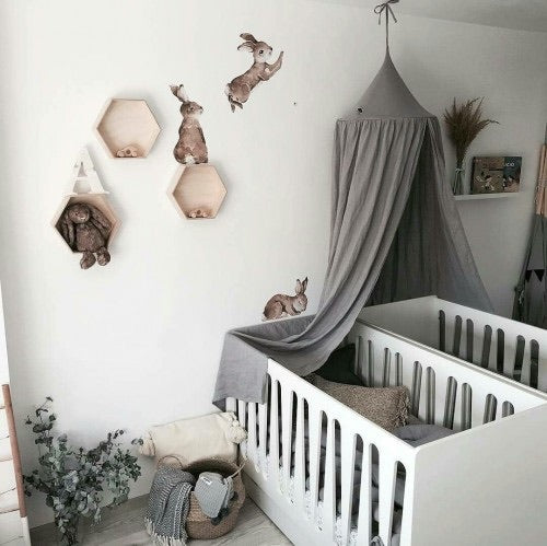 Linen Canopy - Grey