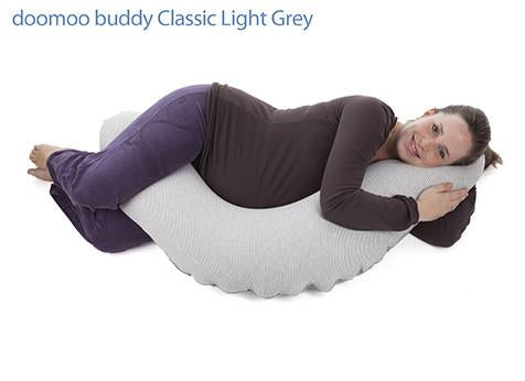 Buddy Classic Pregnancy & Nursing Pillow - Light Grey
