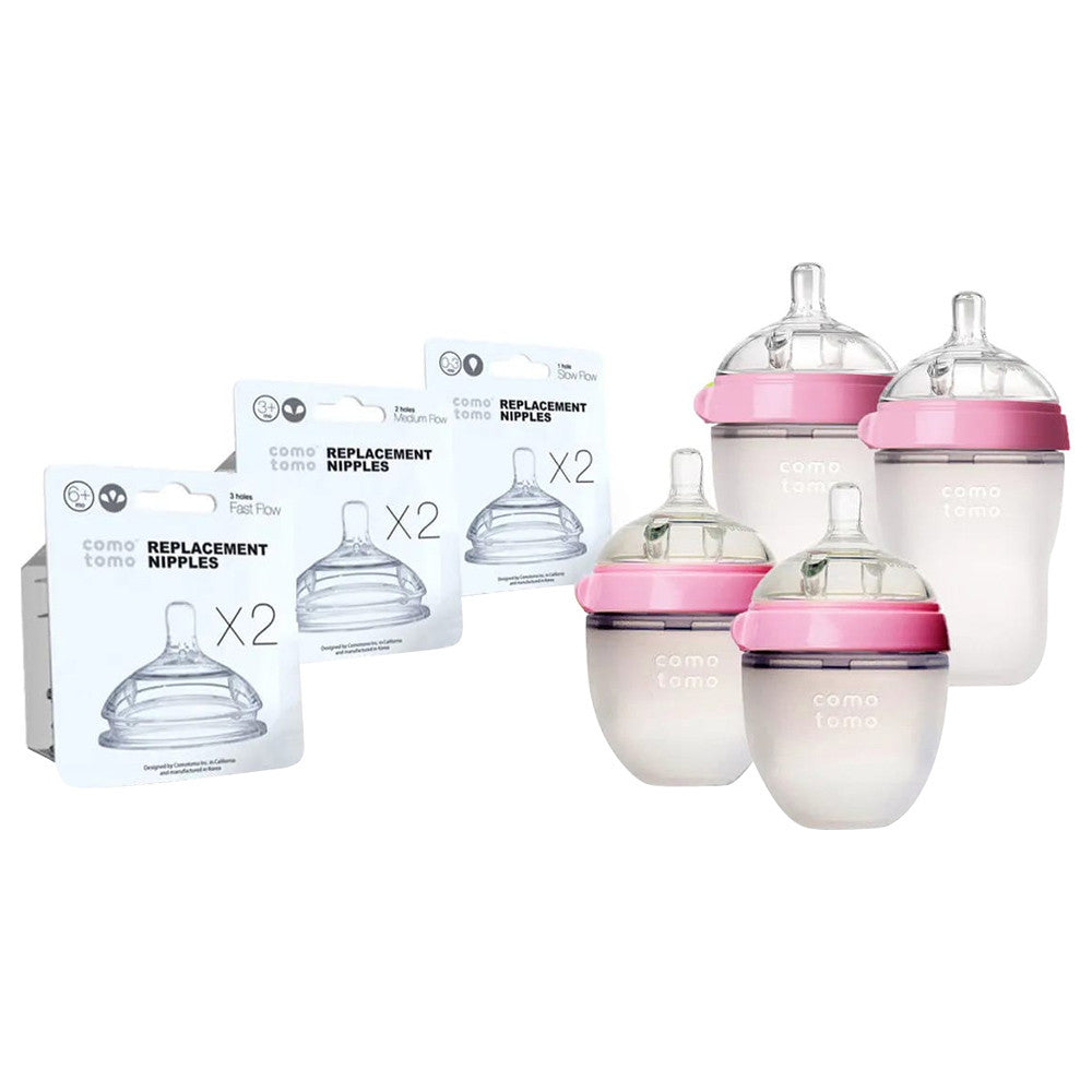 Baby Bottle Bundle Pink