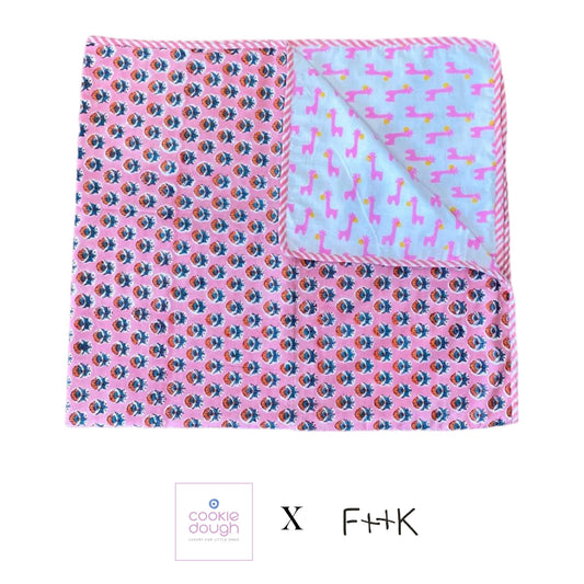 The Reversible Blanket - Giraffe
