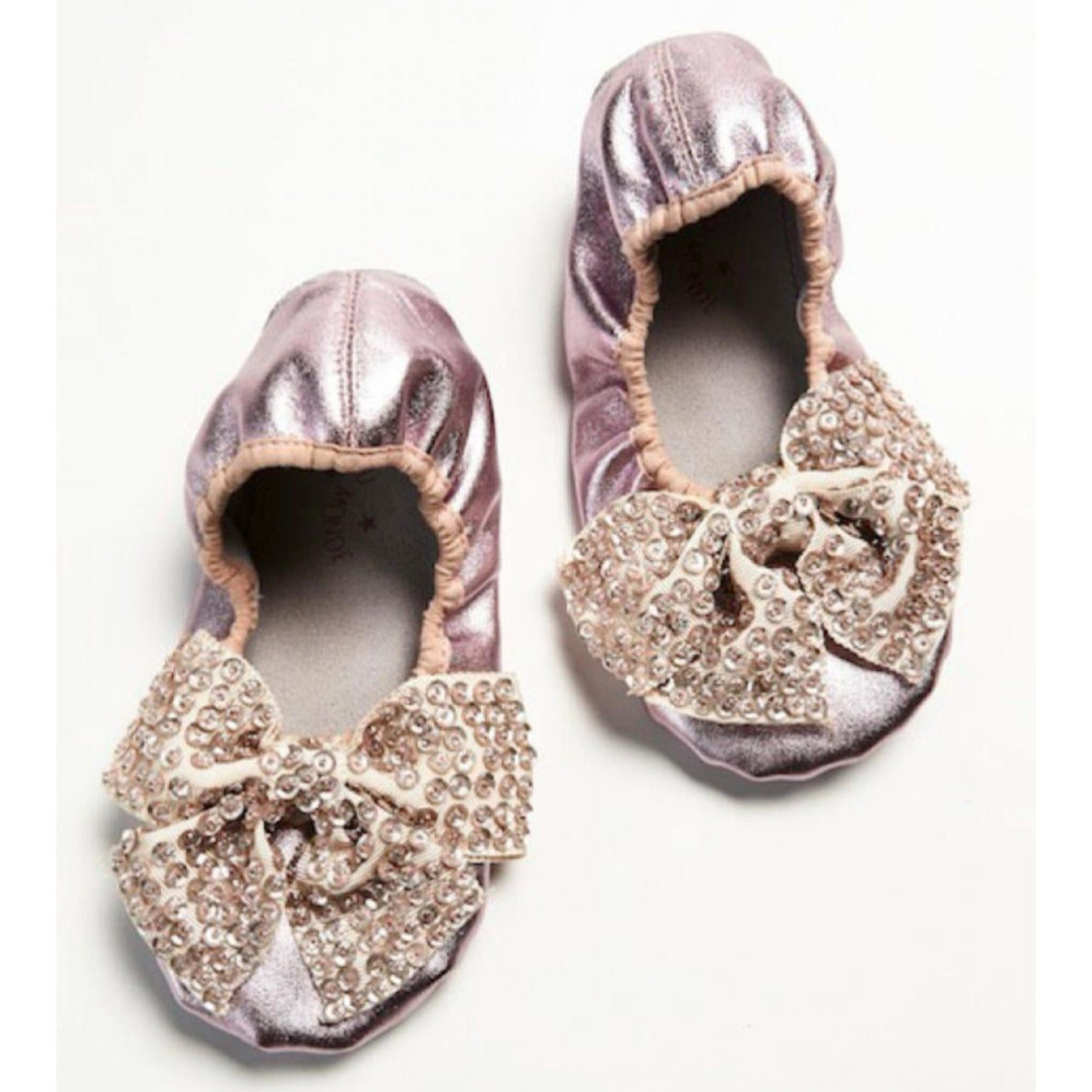 Shimmer and hot sale shine ballet flats