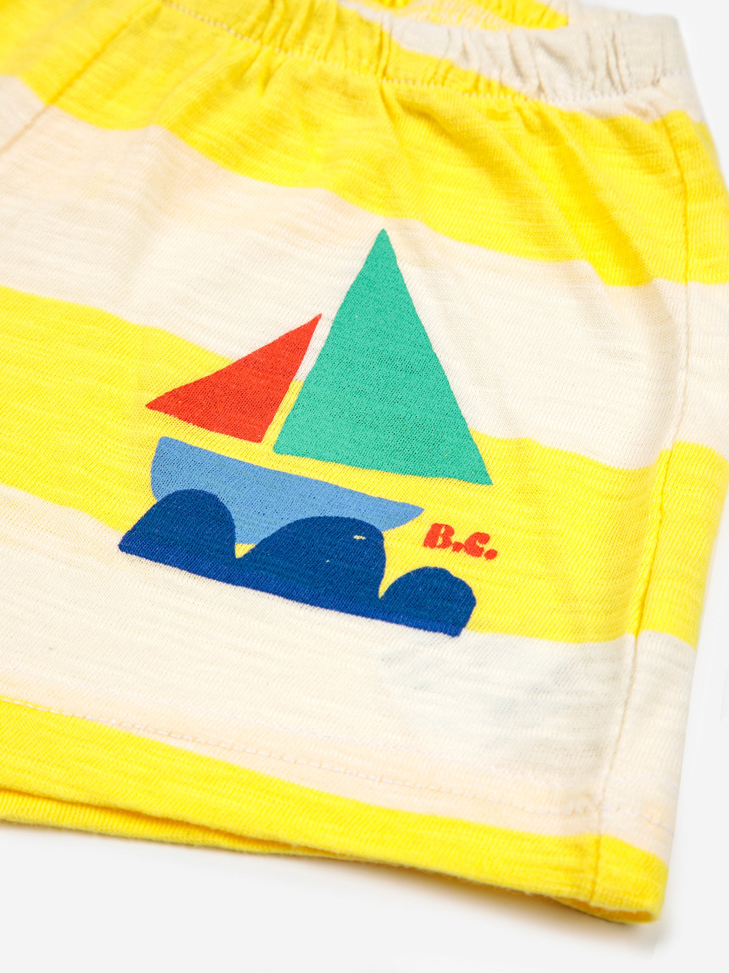 Yellow Stripe Baby Shorts