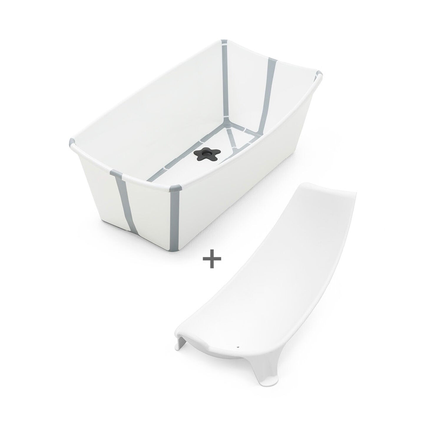 Stokke® Flexi Bath® Bundle Tub with Newborn Support & Stand - White