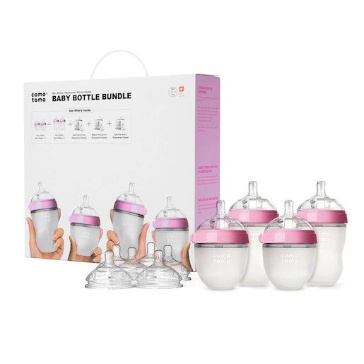 Baby Bottle Bundle Pink