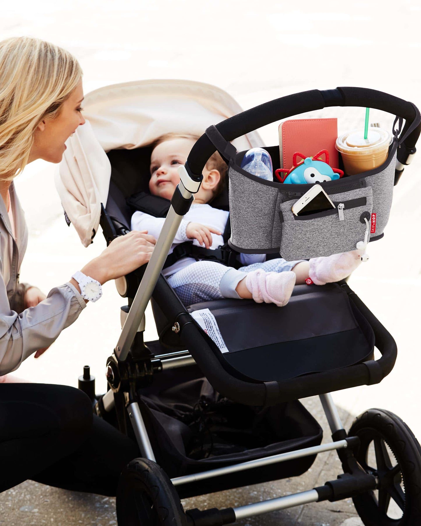 Grab & Go Stroller Organizer - Grey