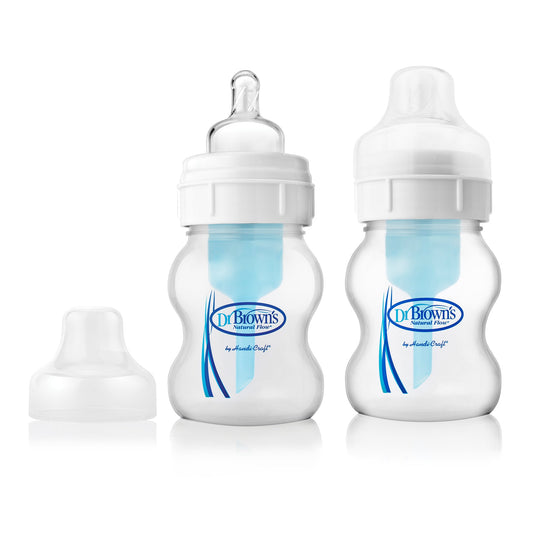 Wide-Neck Bottle, 2-Pack - 120ml