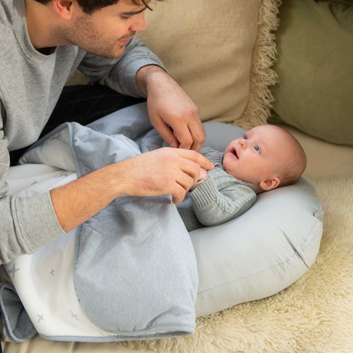 Softy Classic Nursing Pillow - Light Grey