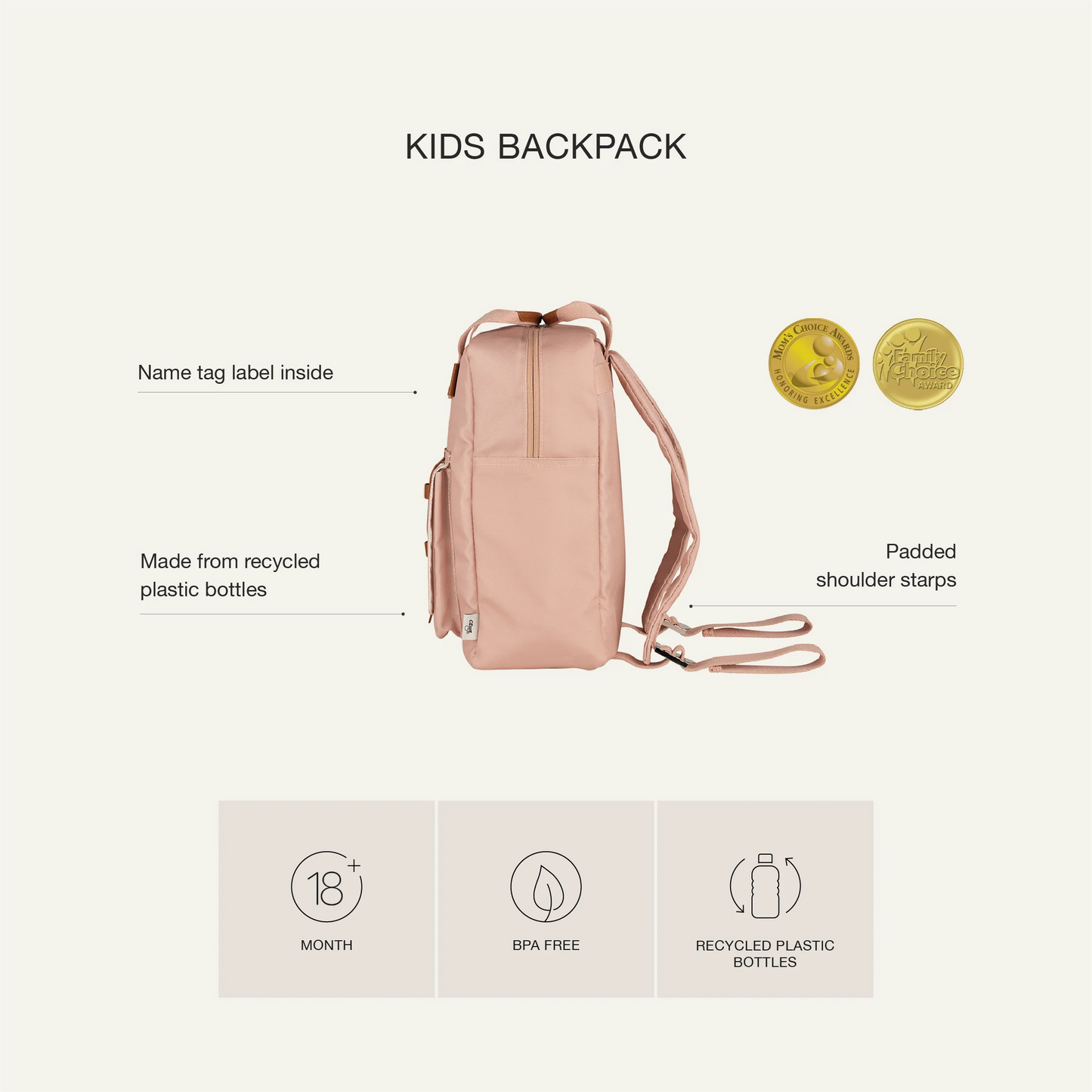 Kids Backpack - Blush