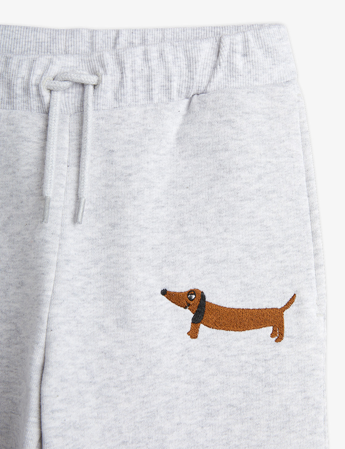 Dog Embroidered Jogger - Grey