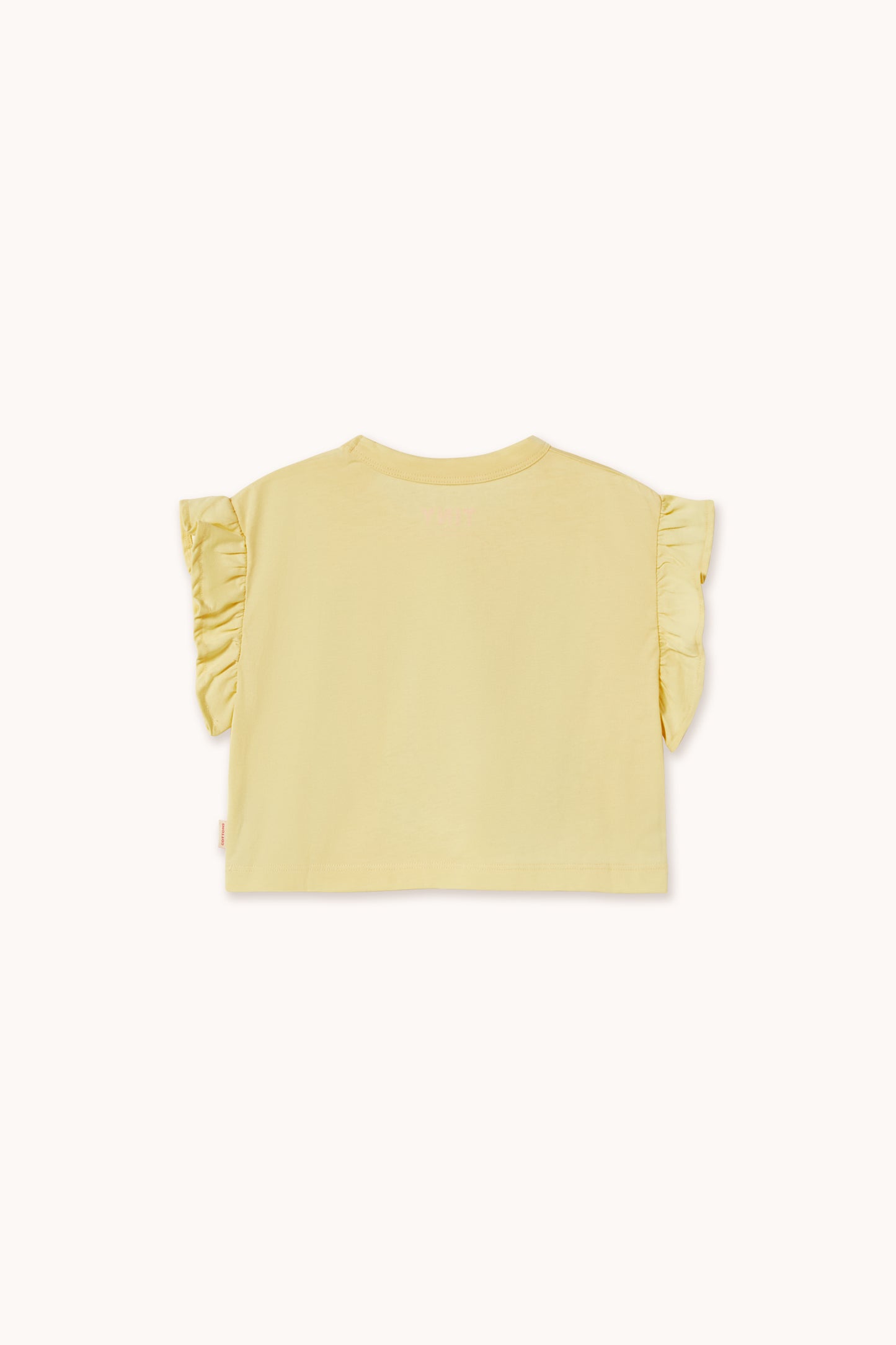 Yellow Flowers Crop Tee