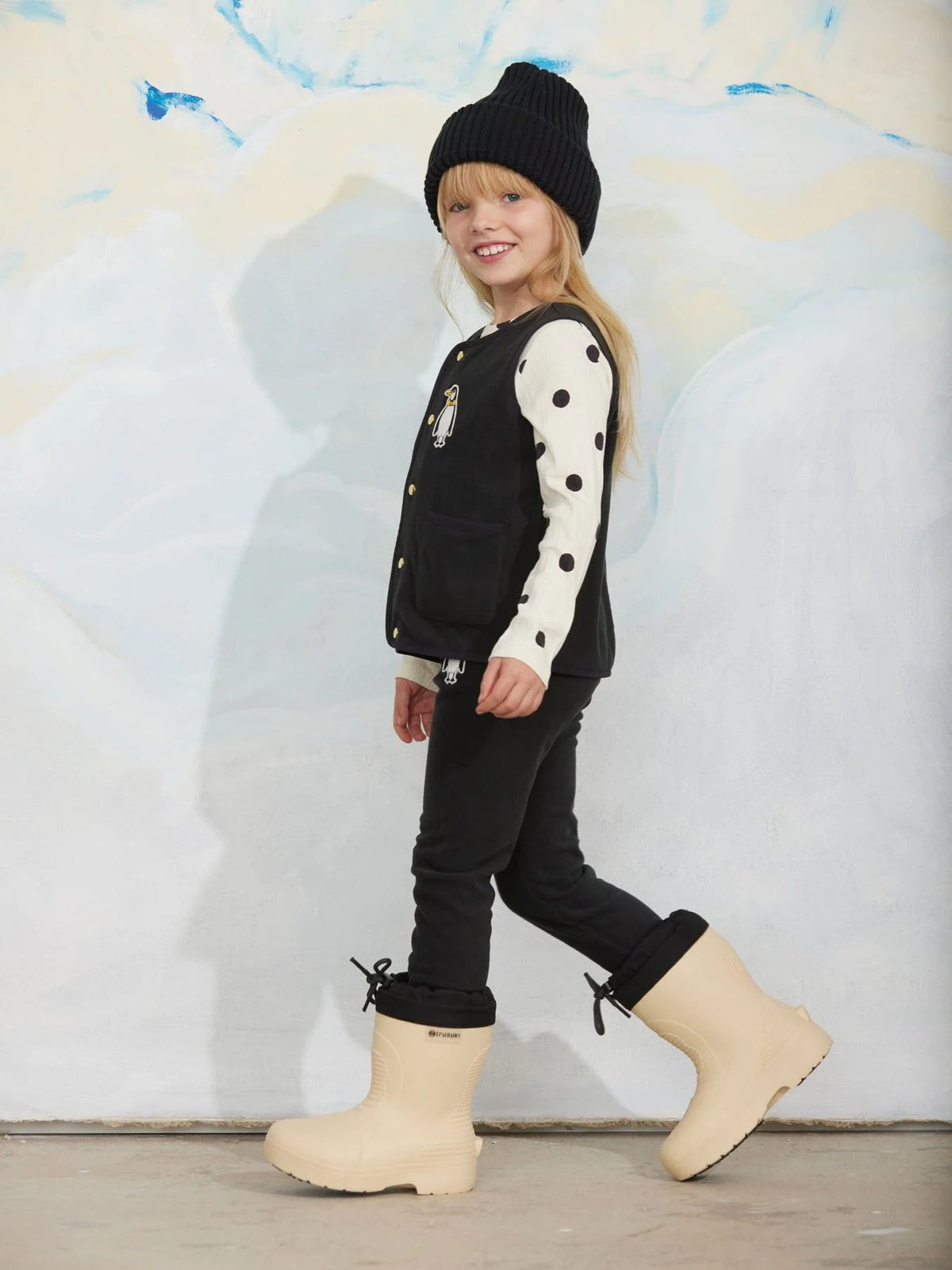 Penguin Patch Microfleece Vest