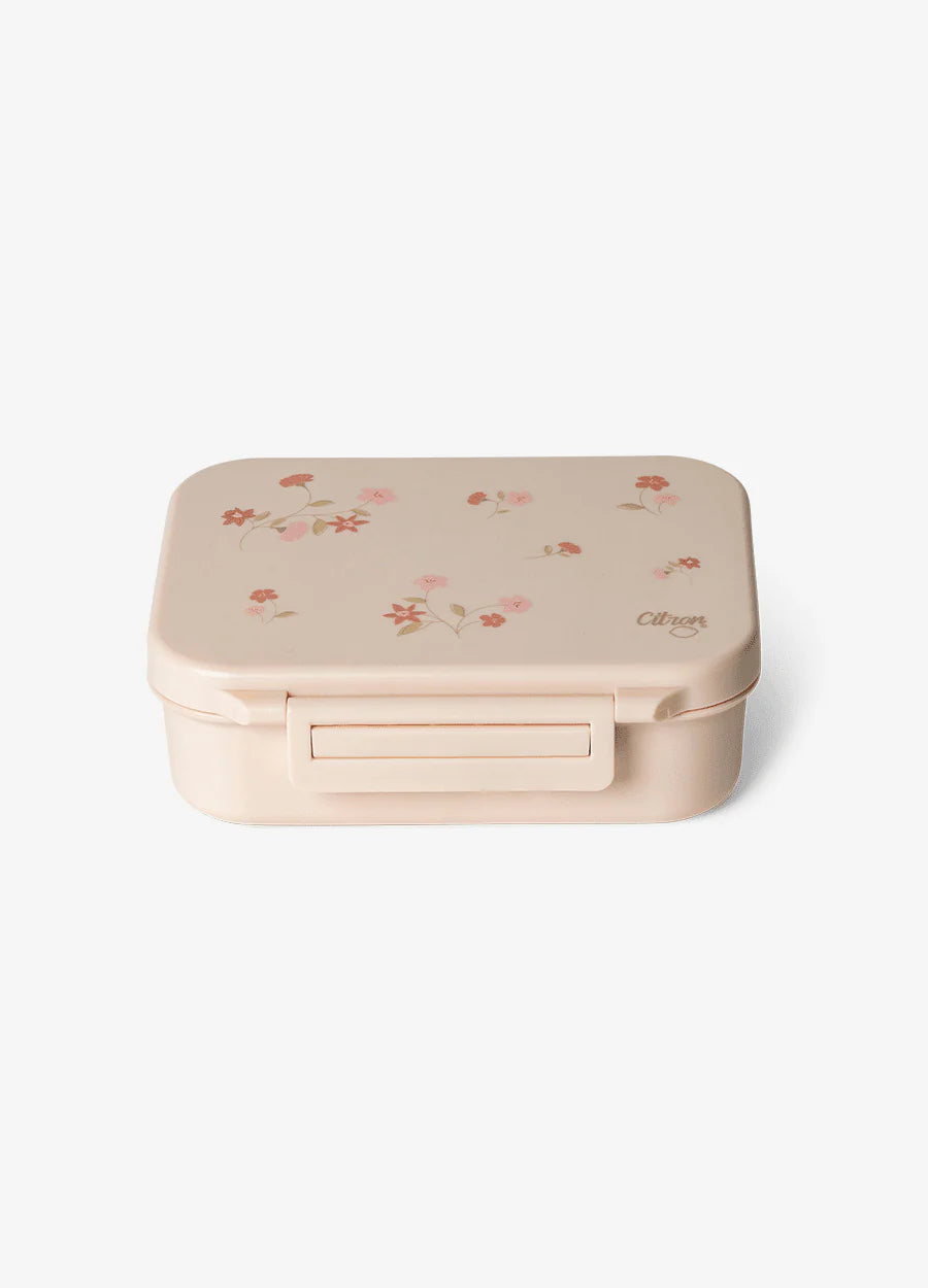 Tritan Snackbox - 3 Compartments - Flowers