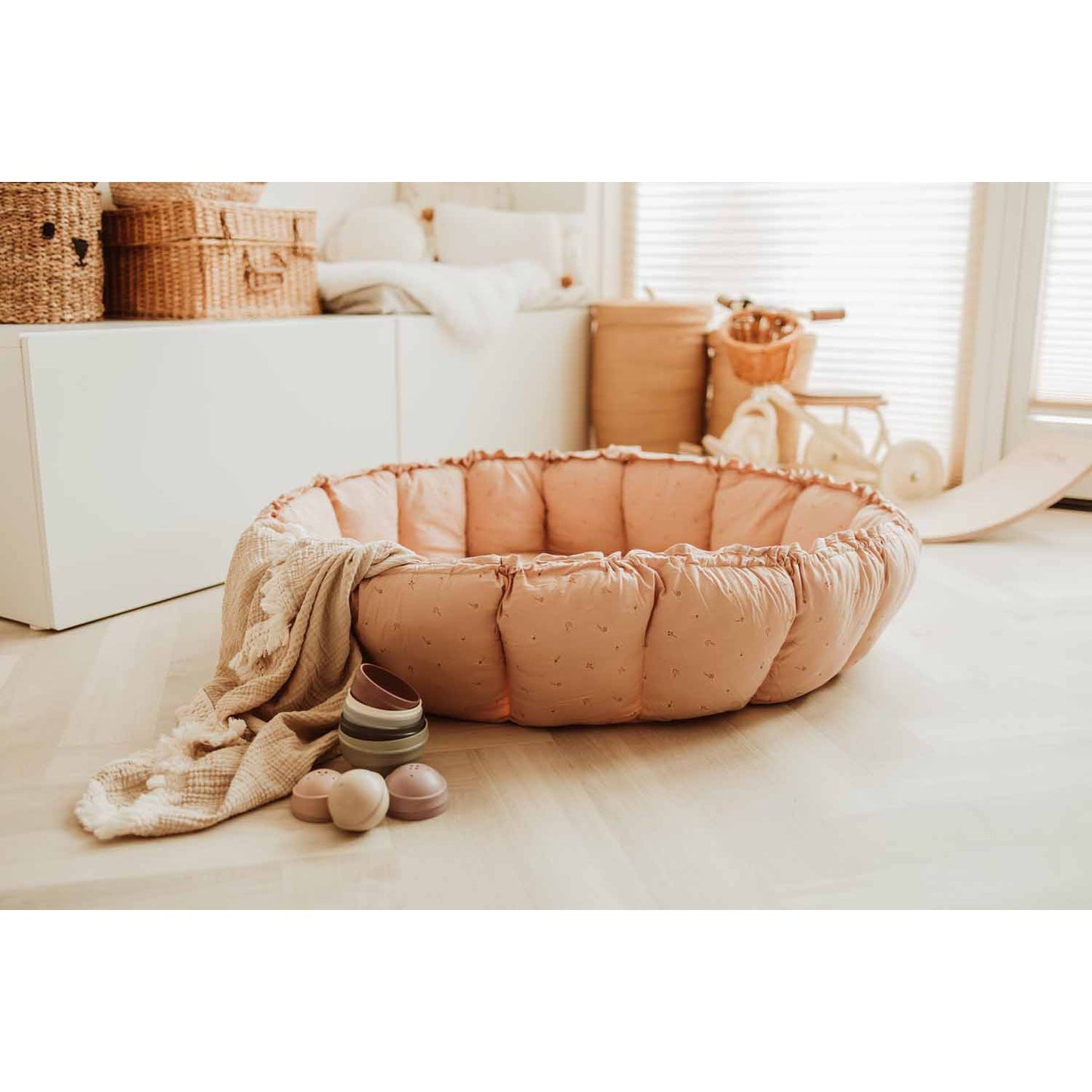 coco bloom: Organic Baby Mat - Fleuri