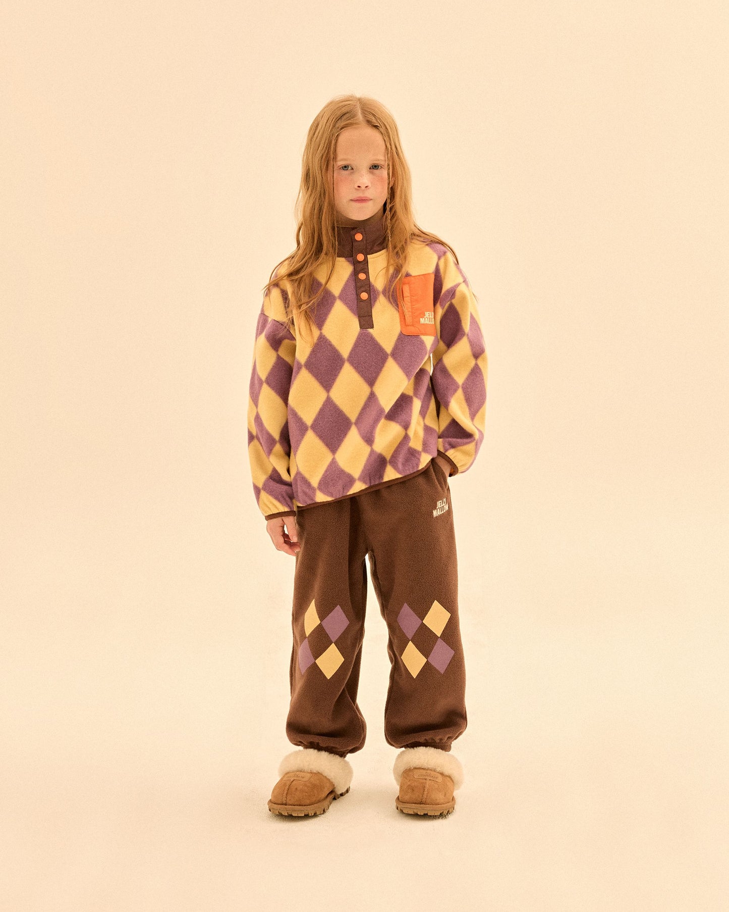 Argyle Fleece Aladdin Pants