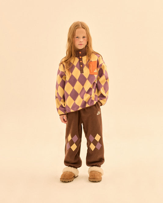 Argyle Fleece Aladdin Pants