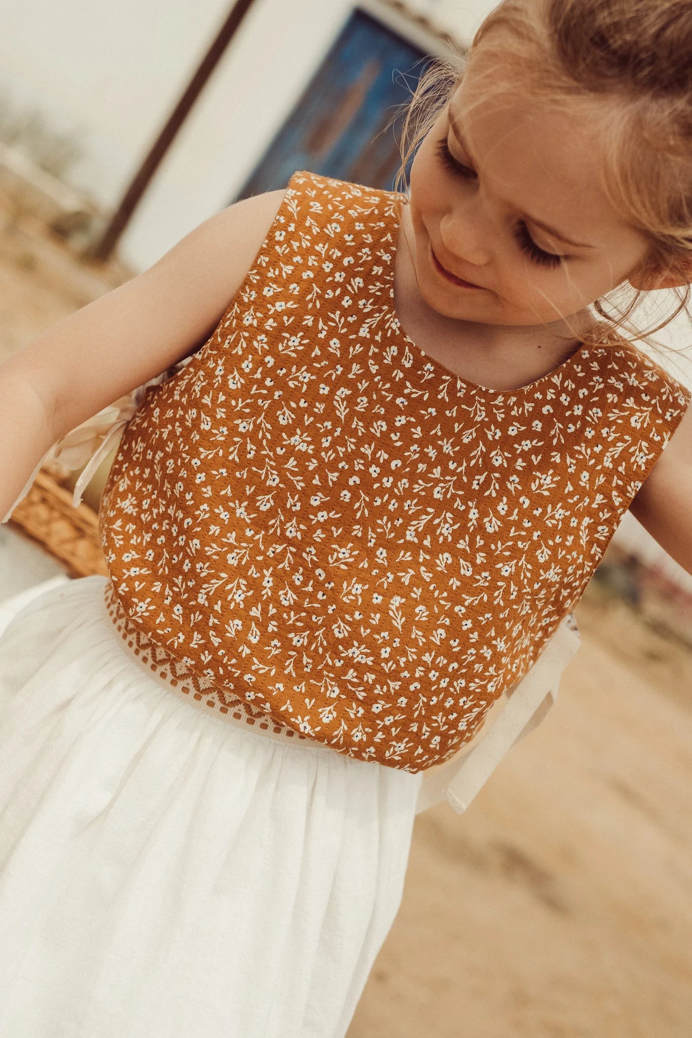 Louise Vest - Caramel Mixed