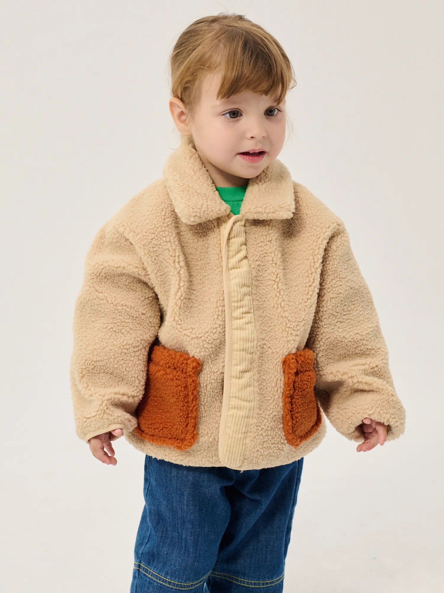 Softpaw Monster Sheepskin Baby Reversible Jacket