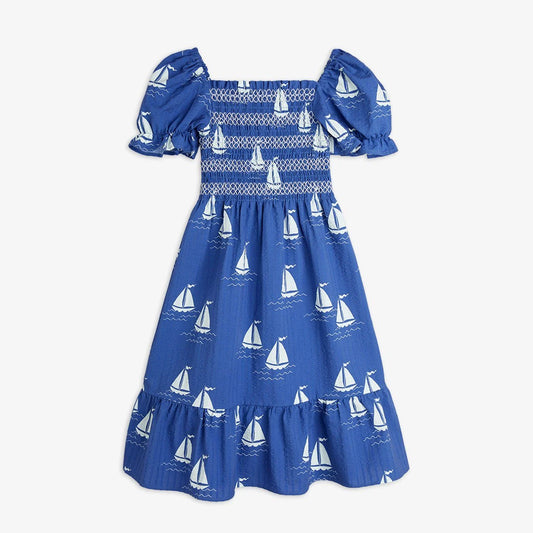 Sailing Boats Smock Dress