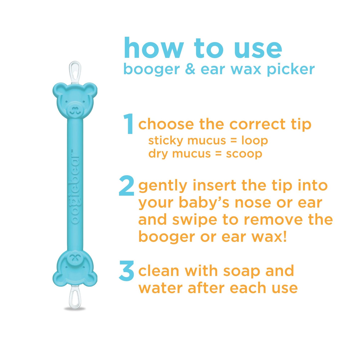 Baby Nasal Booger and Ear
Cleaner