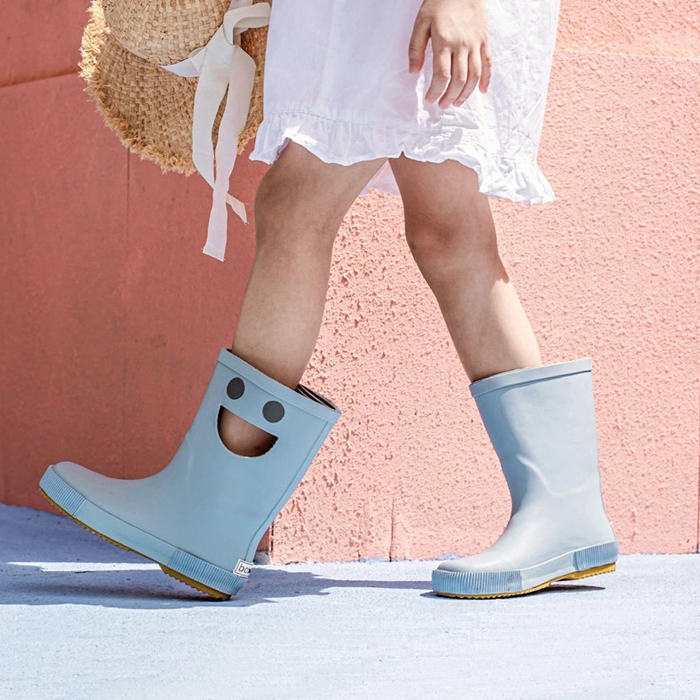 Wistiti Fleece Lined Rainboots - Platine