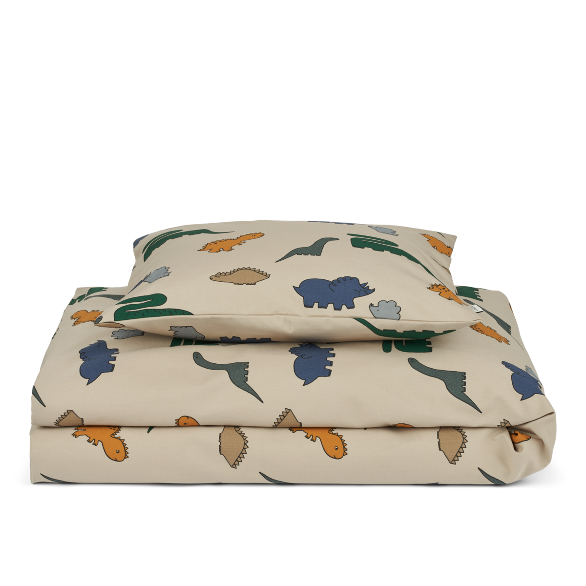 Ingeborg Junior Bedding - Dinosaurs / Mist