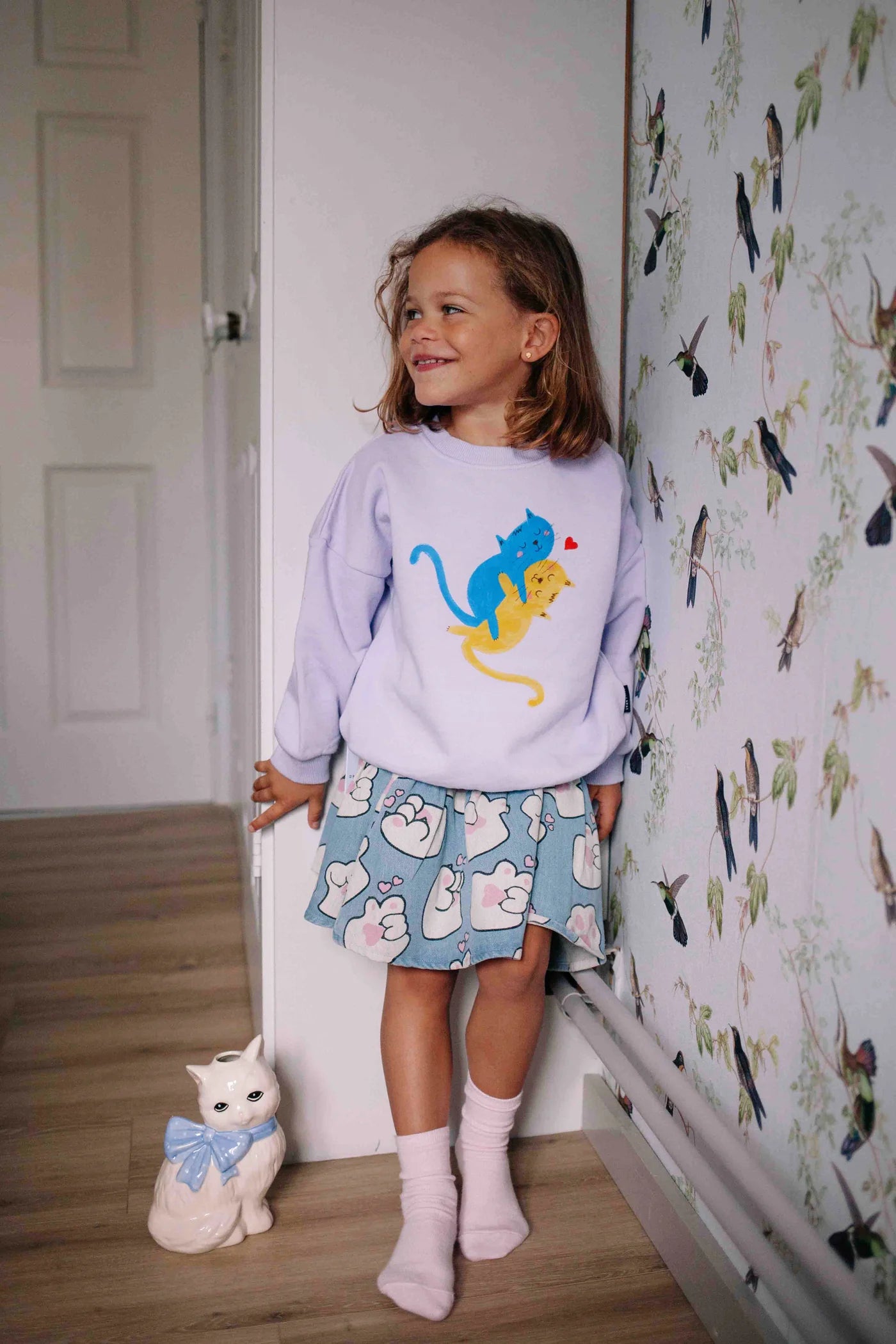 Fluffykins Denim Skirt