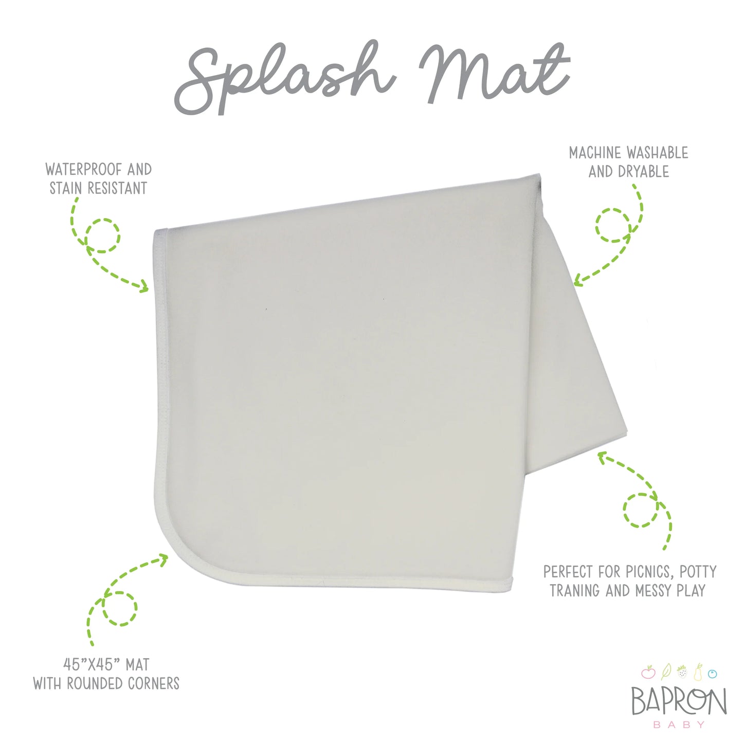 Splash Mat - Solid Champagne Minimalist