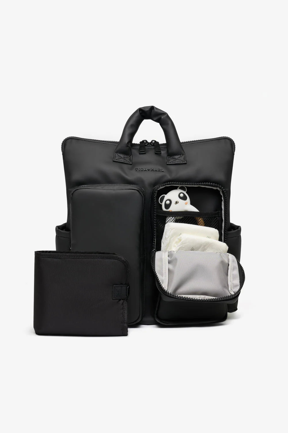 Ozzy Changing Tote / Backpack Black