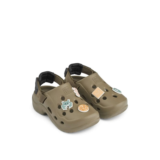 Milas Sandals - Khaki / Black