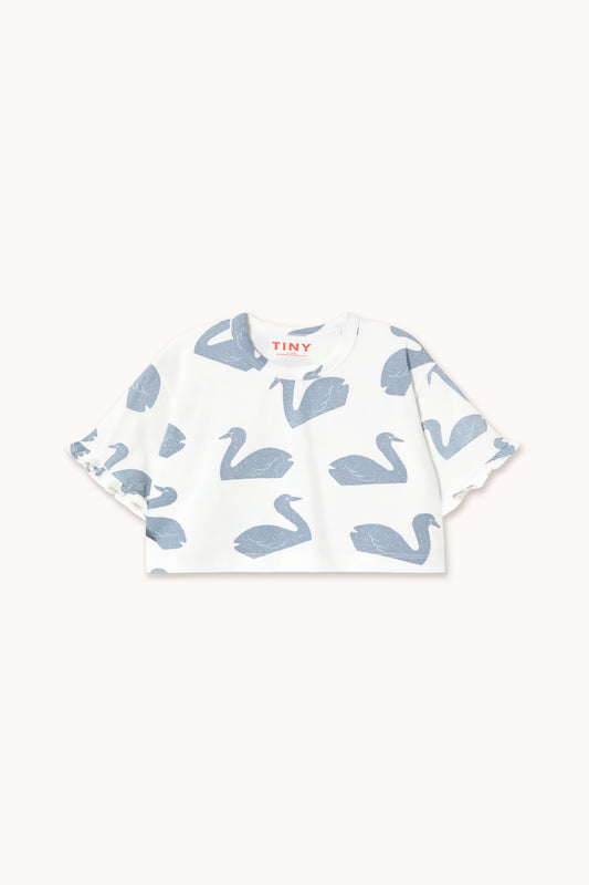 Big Swans Cropped Tee
