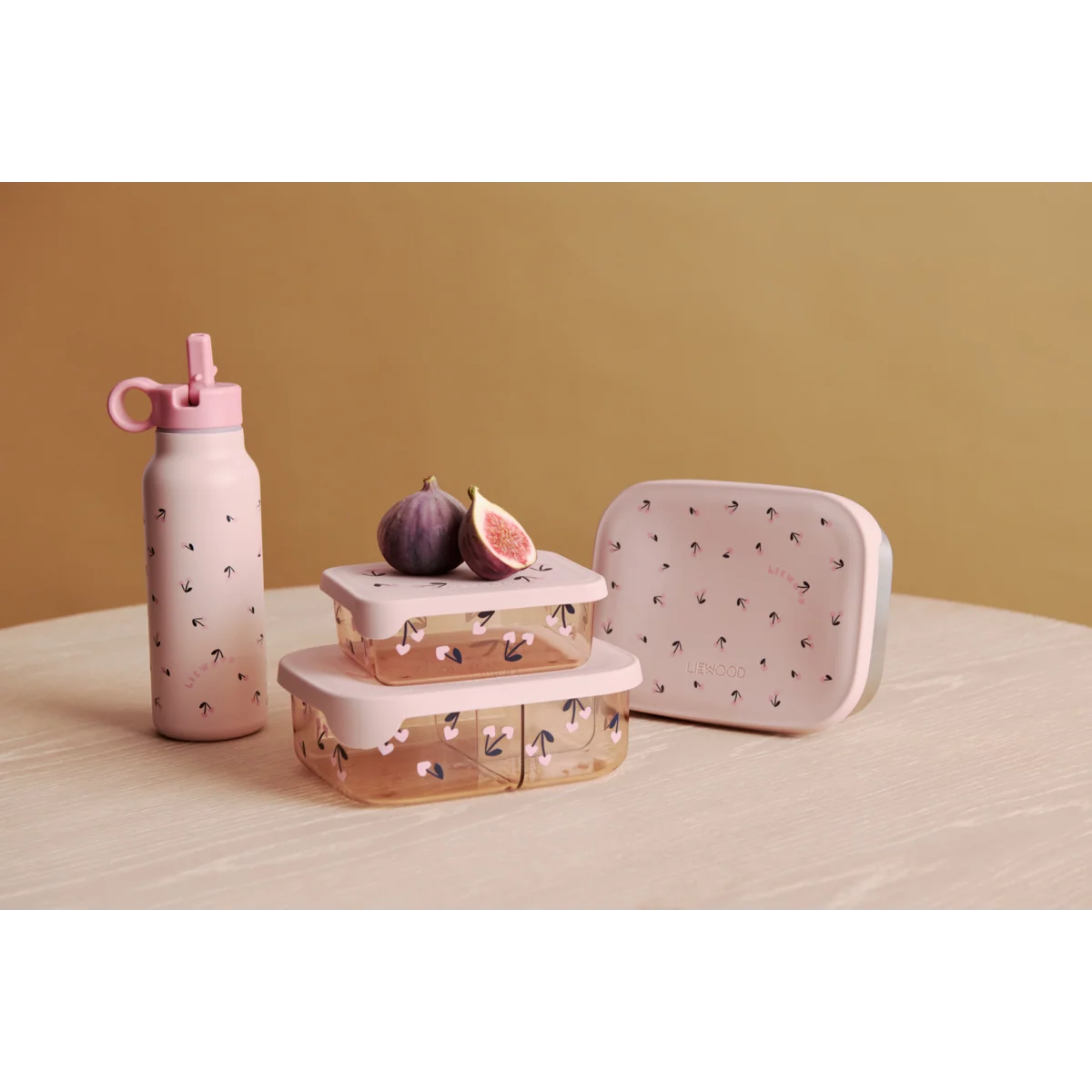 Arthur Printed Lunch Box - Mini Cherry Heart / Rosey