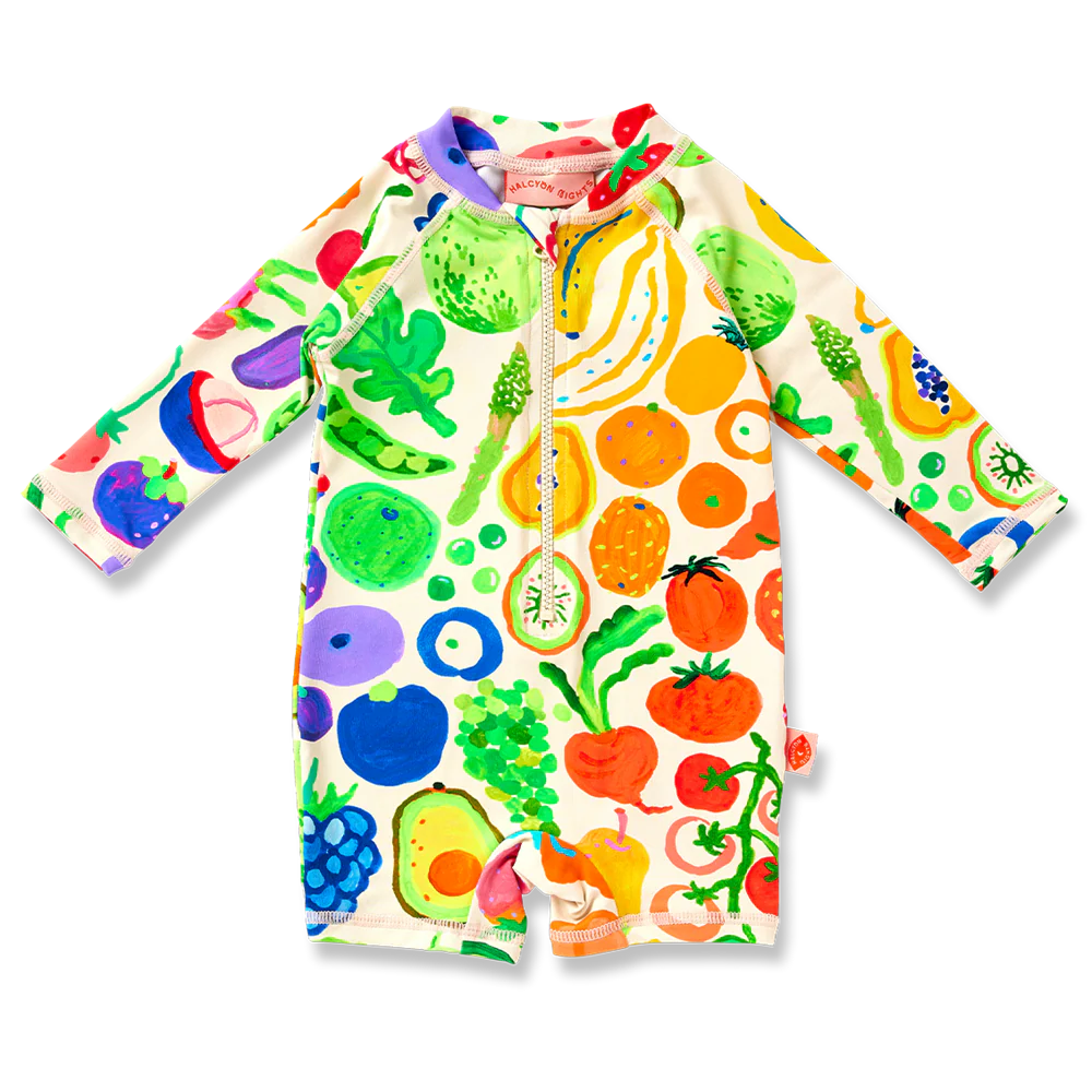 Long Sleeve Rashsuit - Eat The Rainbow