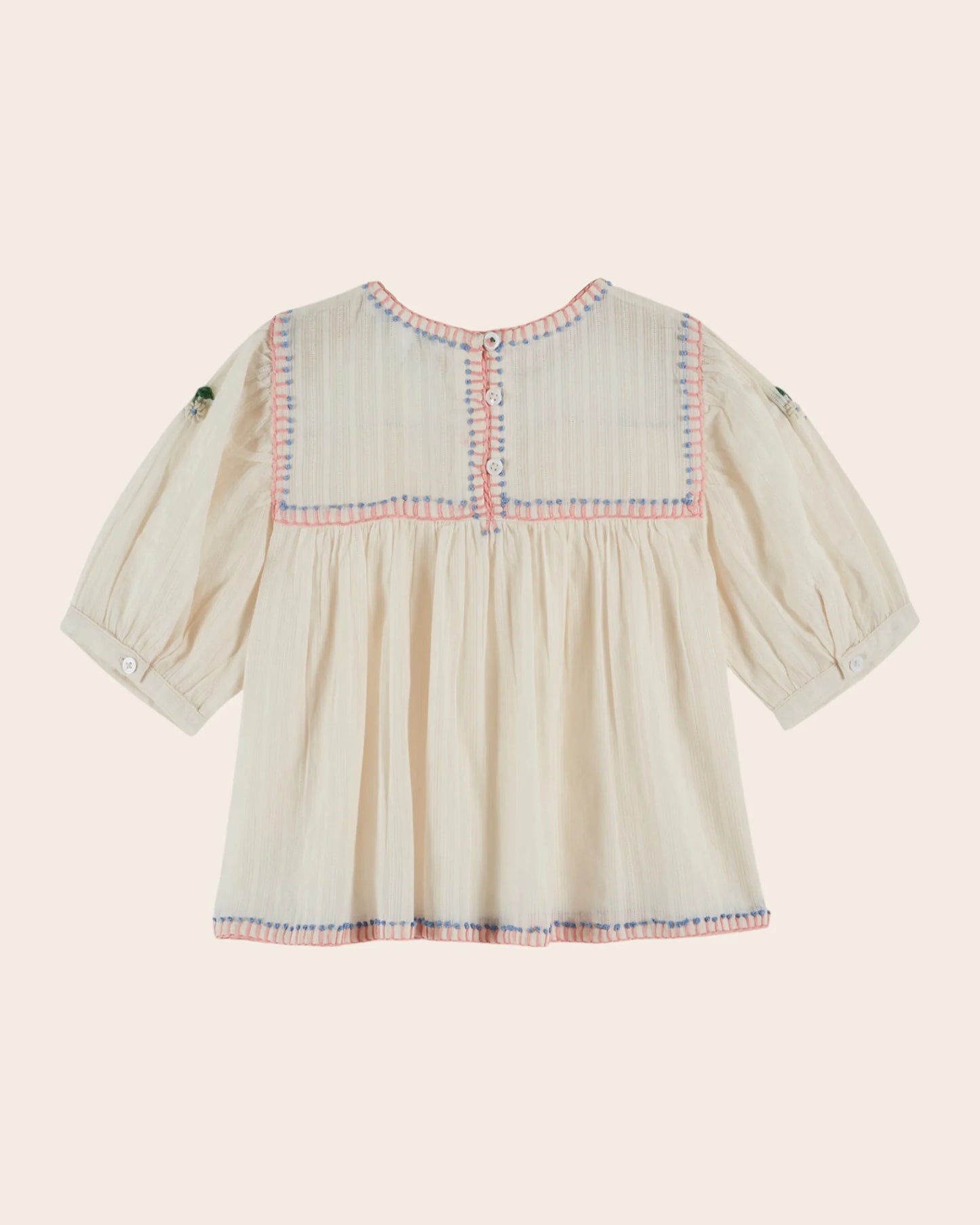 Flowers Embroidered Set