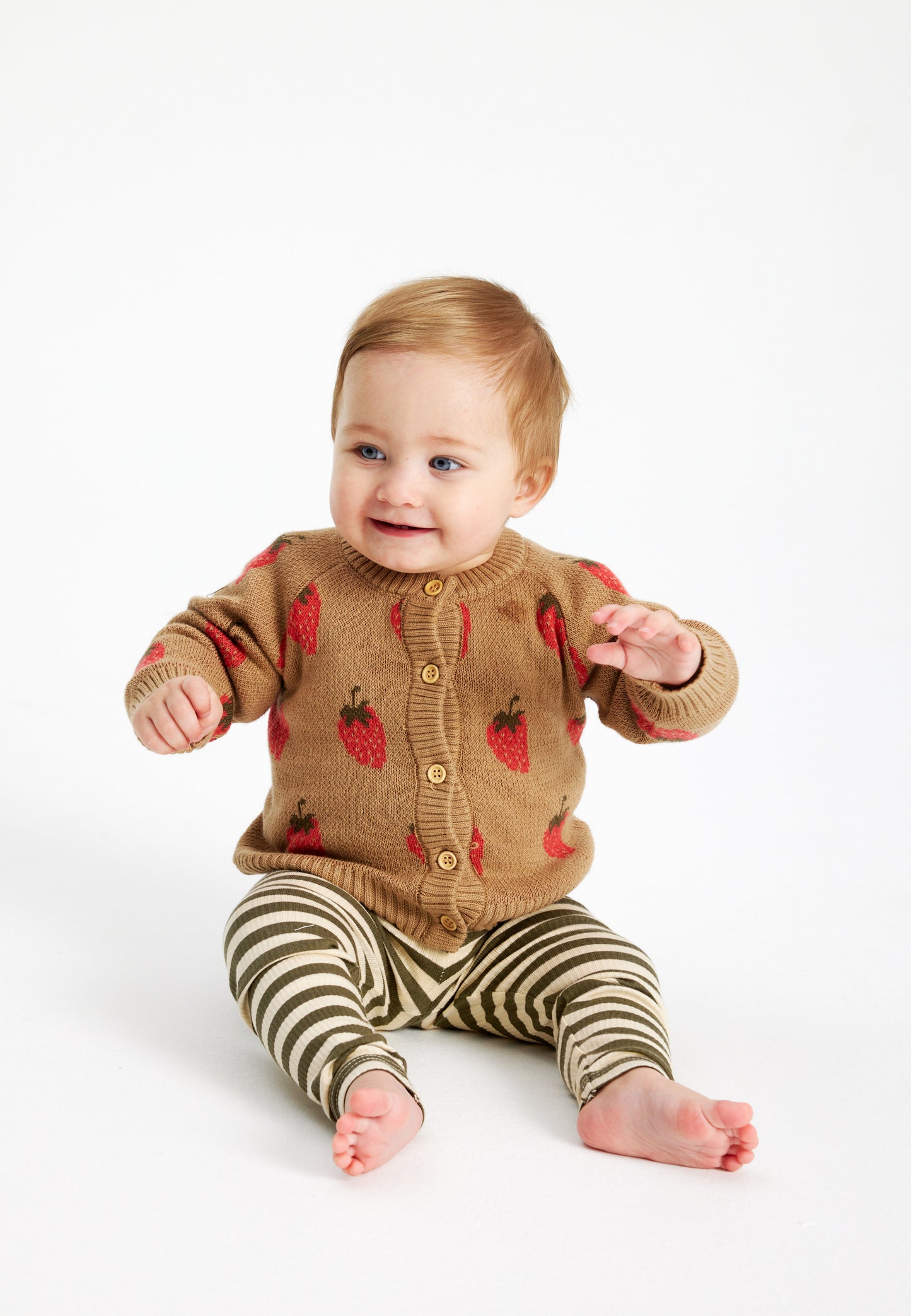 Strawberry Baby Cardigan