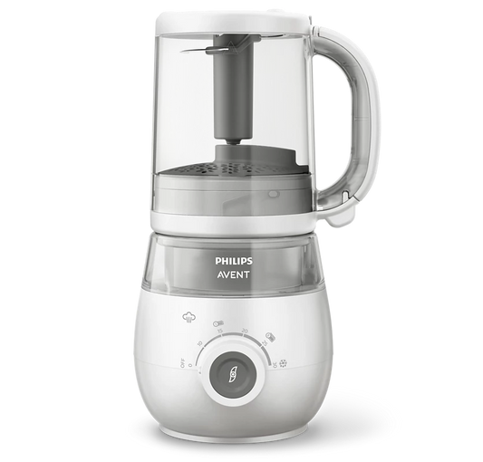 Premium 4-in-1 Baby Food Steamer and Blender (SCF883/02)