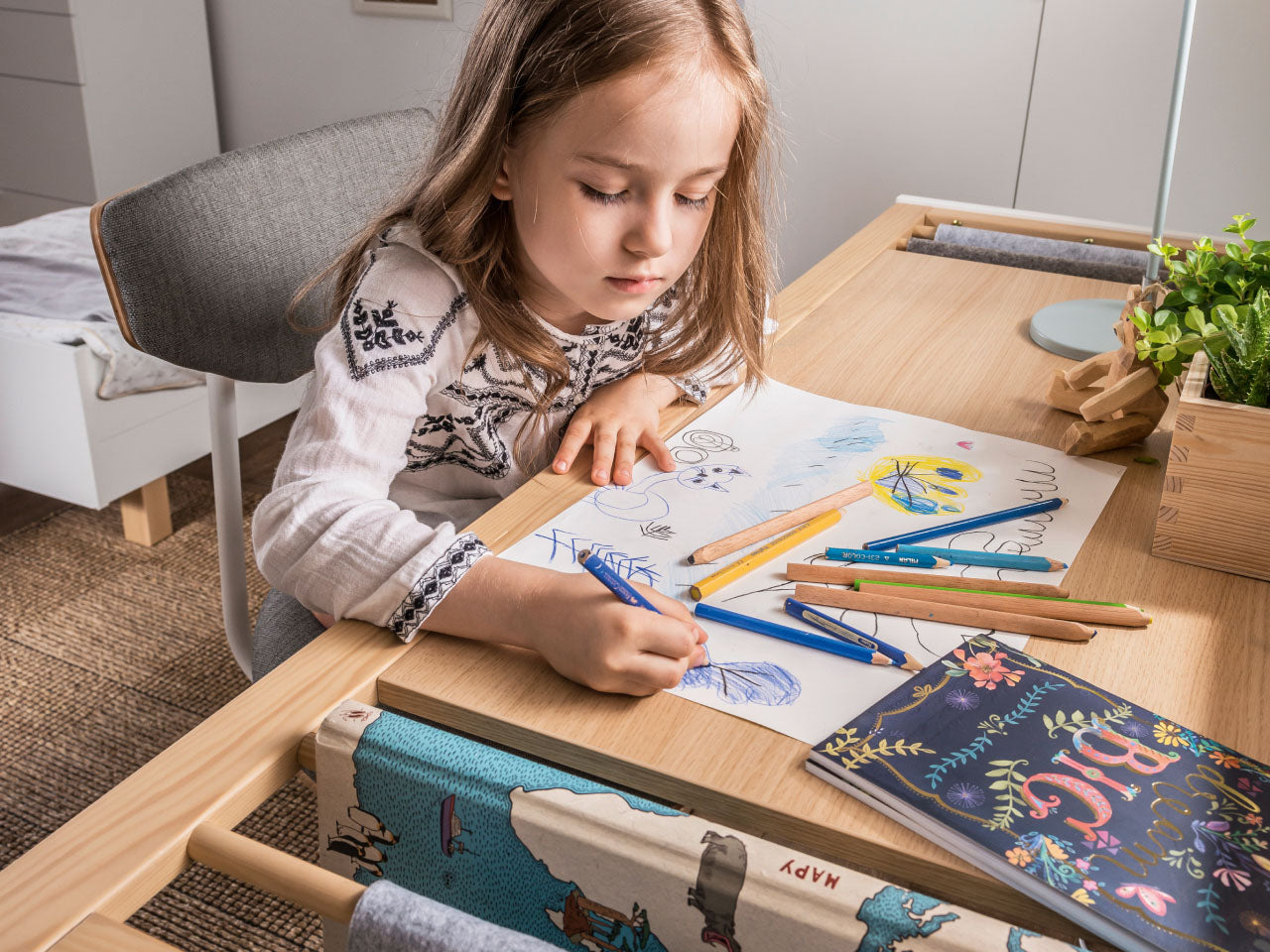 4You Cot Bed 70x140cm - White/Oak