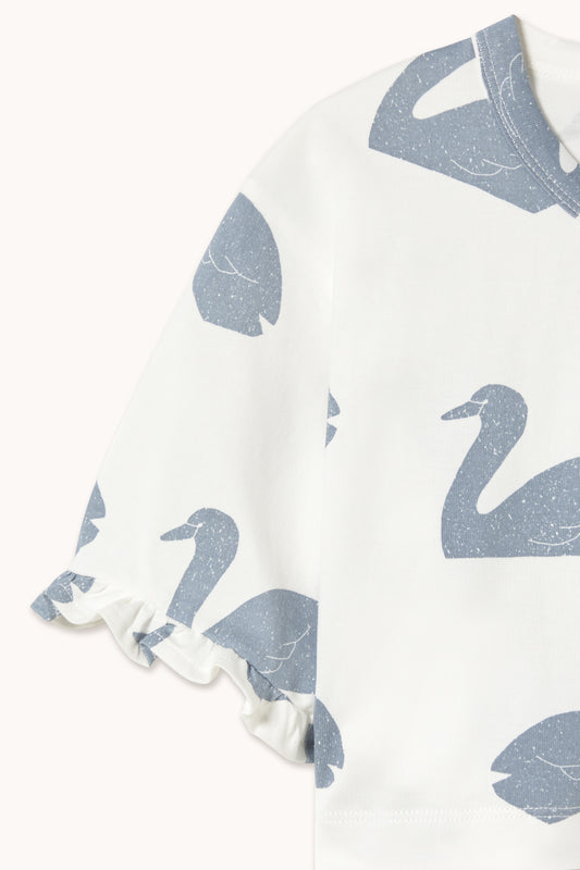 Big Swans Cropped Tee