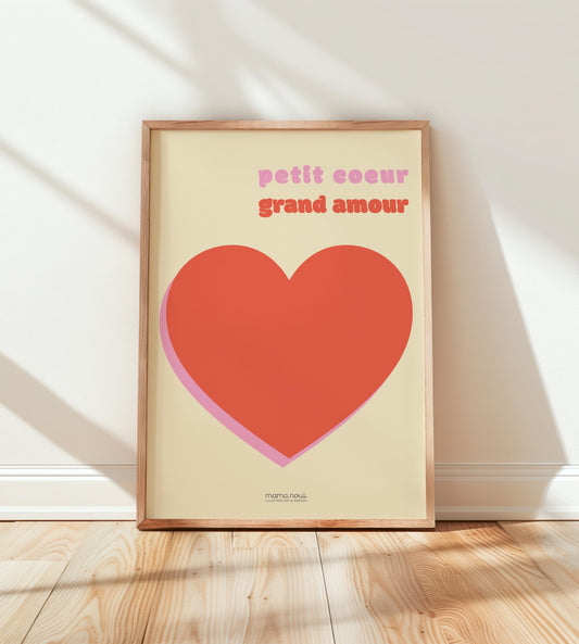 “Petit Coeur” Print - A3