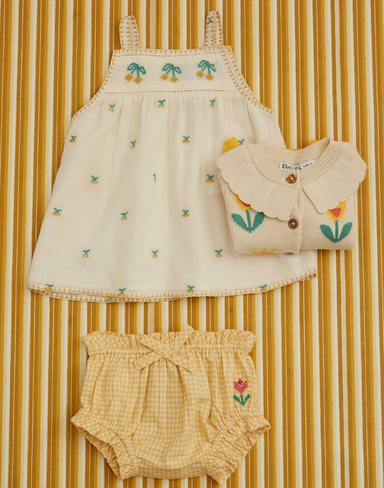 Gingham Baby Bloomer