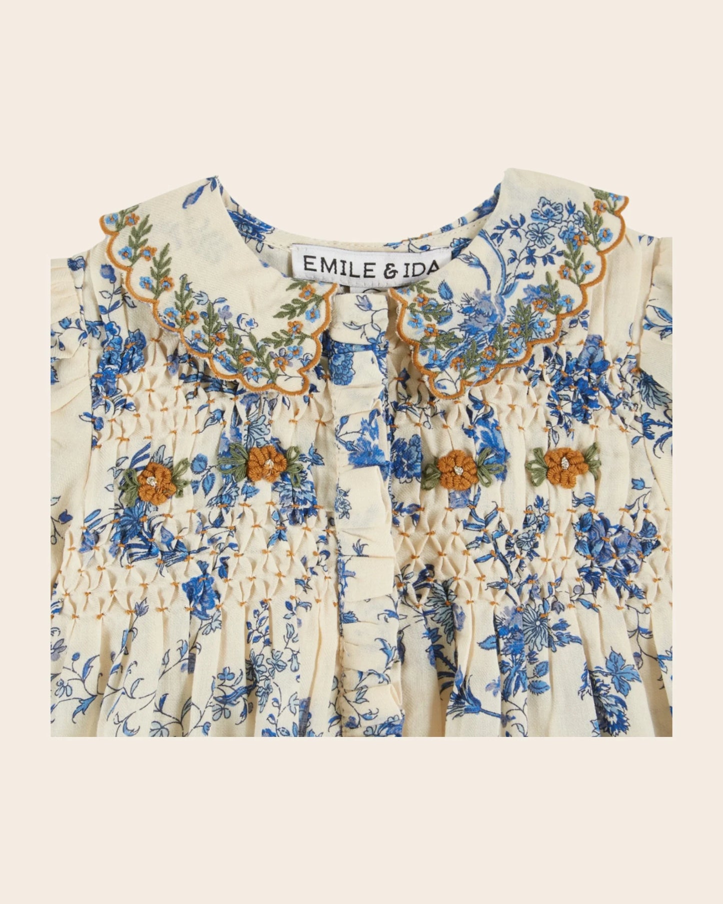 Blue Orchid Baby Blouse