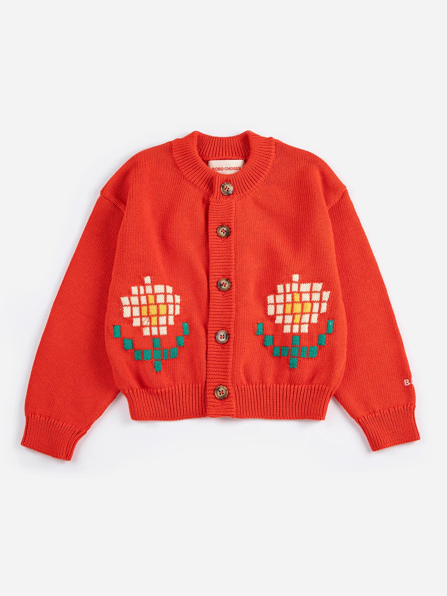 Pixel Daisy Cardigan
