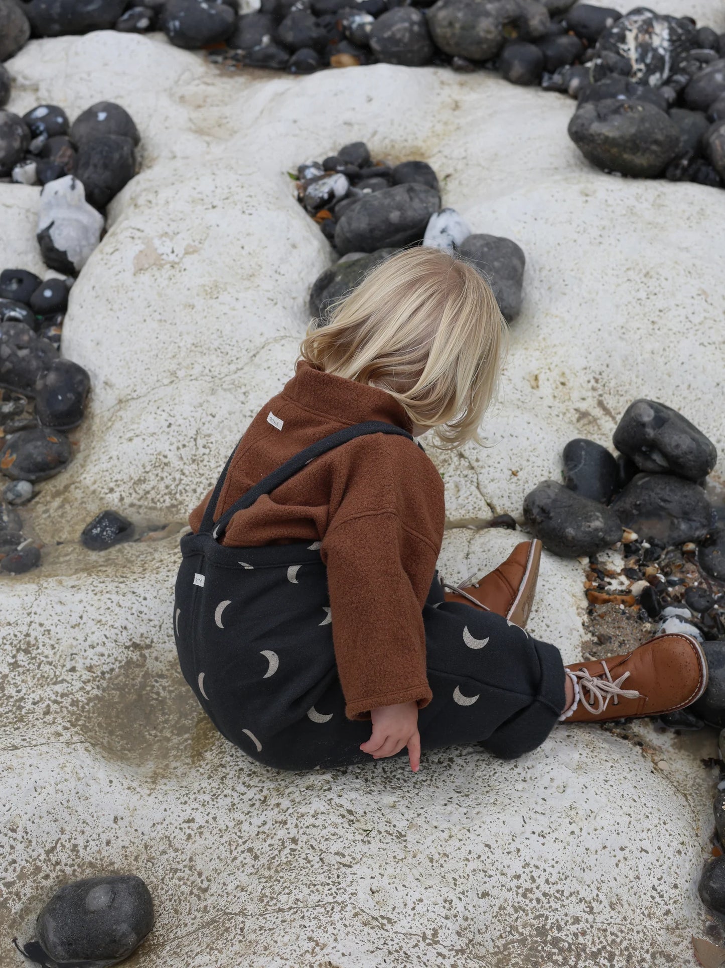 Charcoal Midnight Dungarees