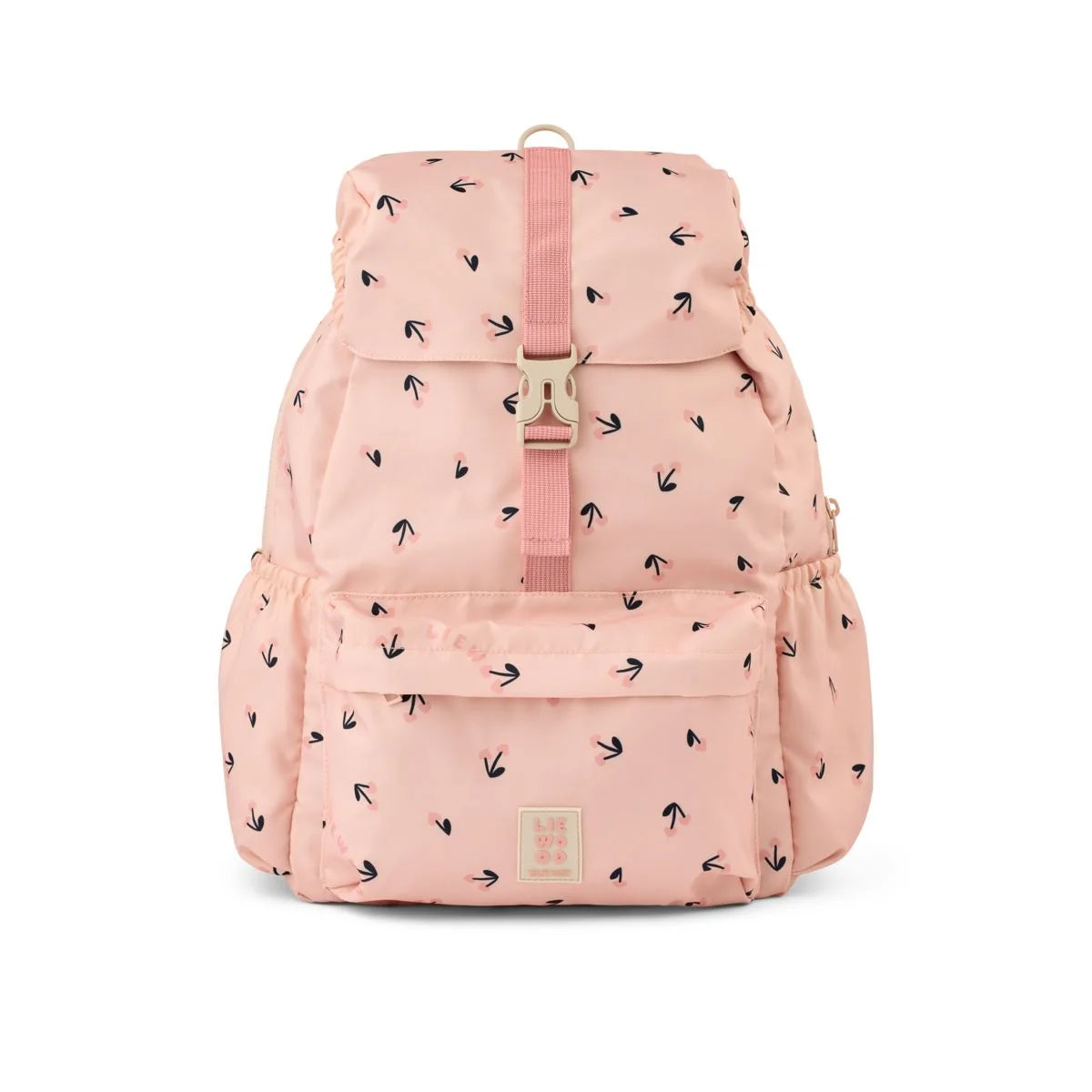 Johnny School Backpack - Cherry Heart / Rosey