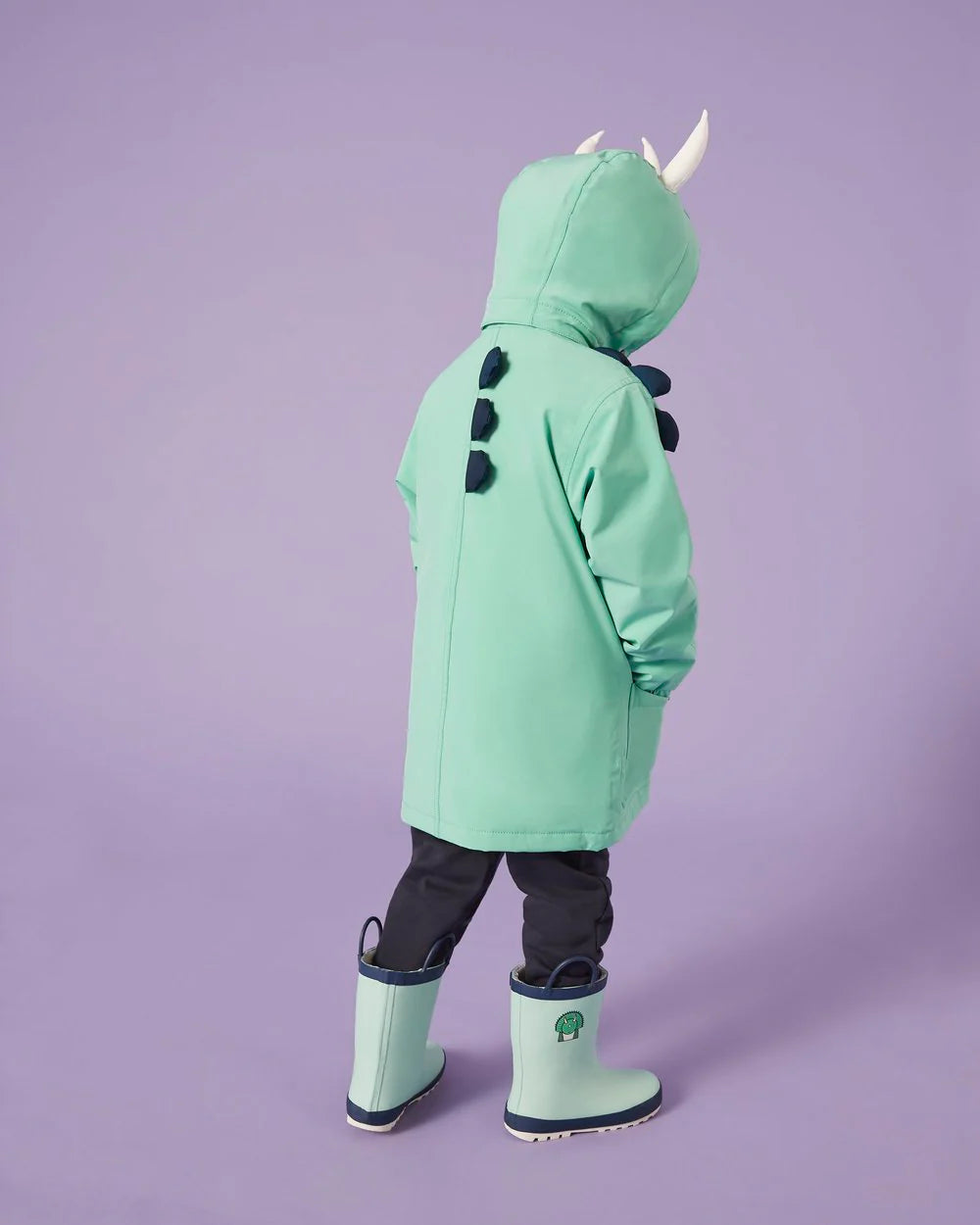 Spike The Dinosaur - Kids Raincoat