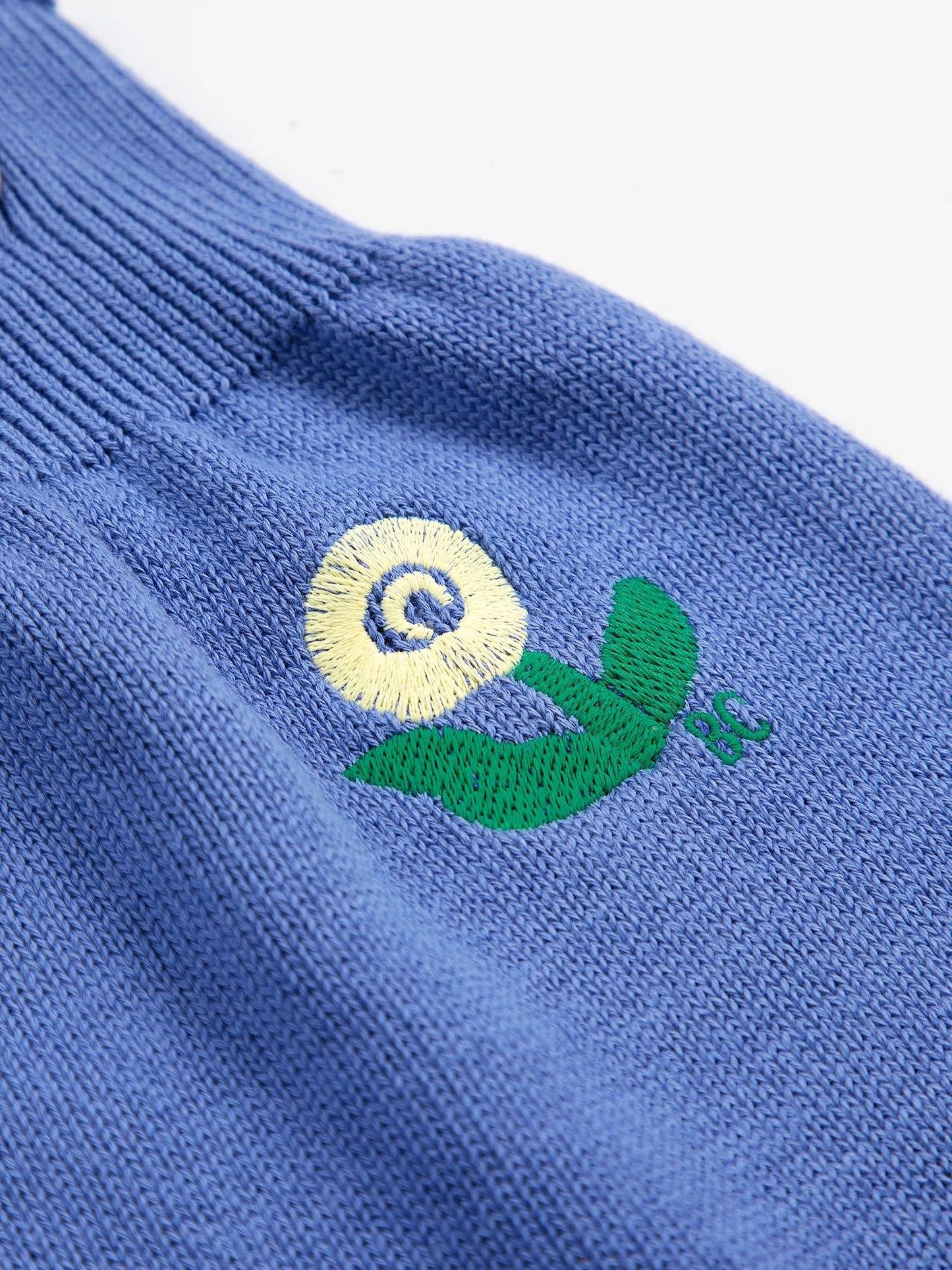 Stamp Bloom Knitted Overall