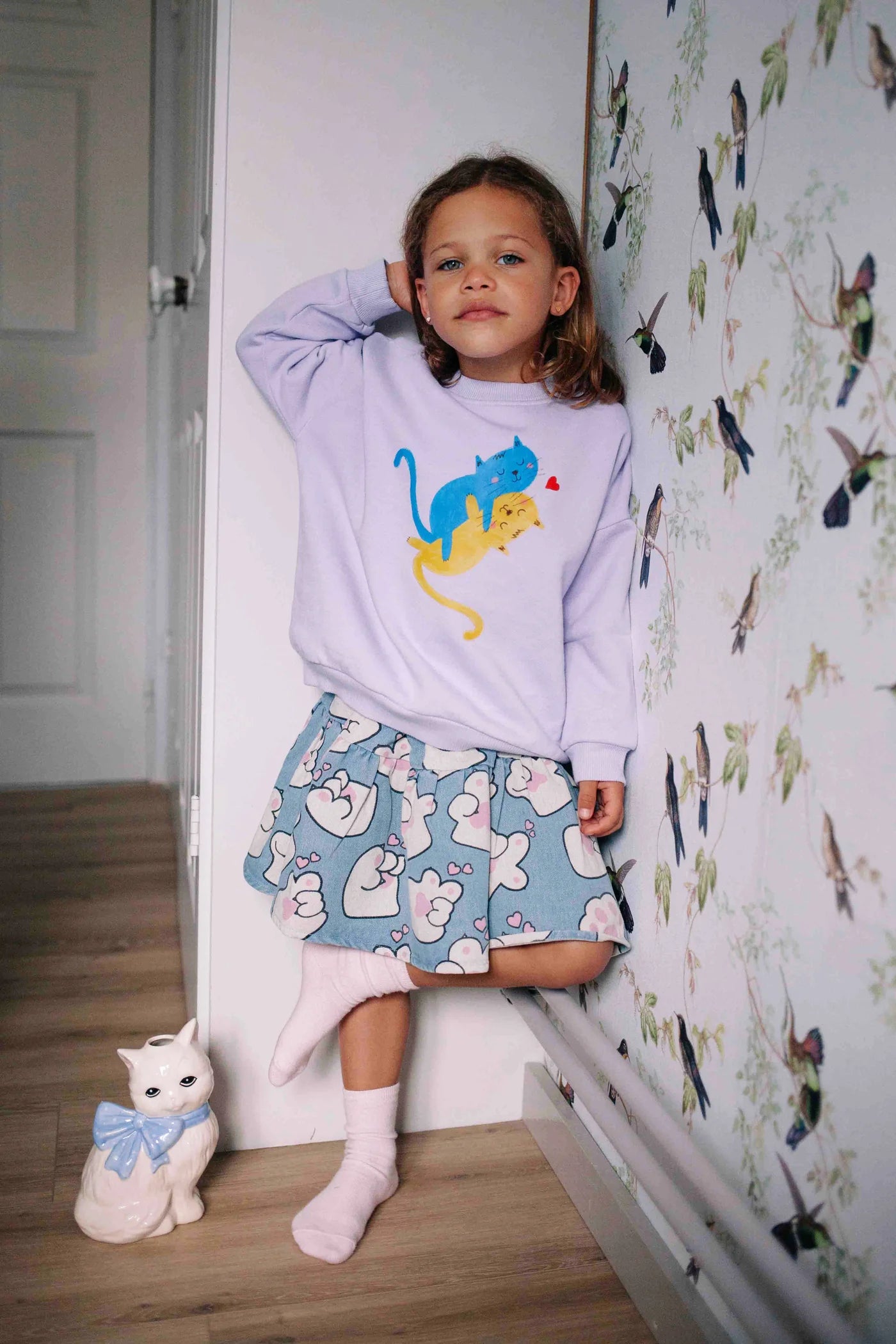 Fluffykins Denim Skirt