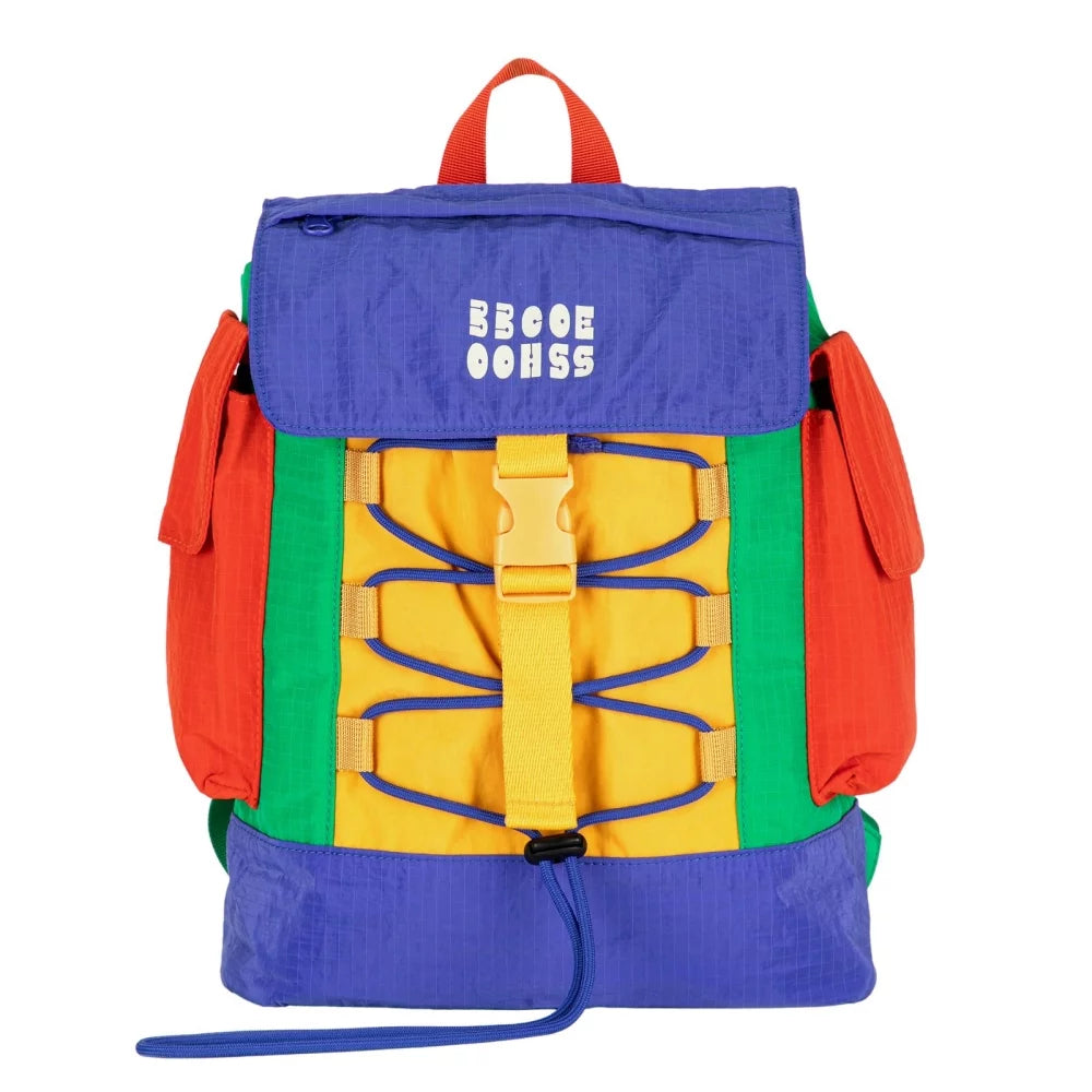 Modern Color Block Backpack